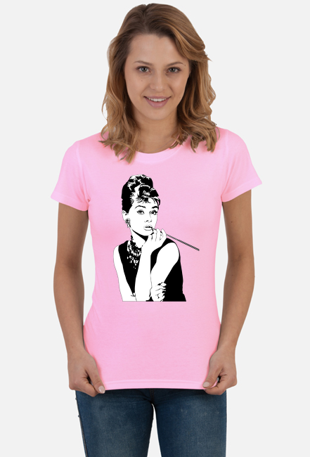 Audrey Hepburn - koszulka z podobizną aktorki