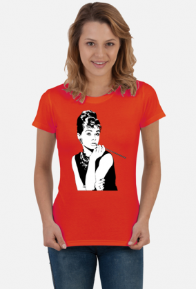 Audrey Hepburn - koszulka z podobizną aktorki