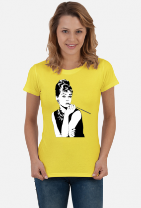 Audrey Hepburn - koszulka z podobizną aktorki