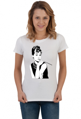 Audrey Hepburn - koszulka z podobizną aktorki