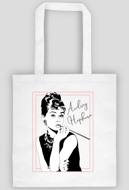 Audrey Hepburn - torba z podobizną aktorki Audrey Hepburn