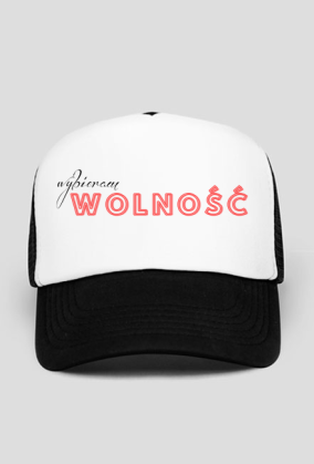 Czapka Wolność czerwony napis