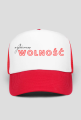 Czapka Wolność czerwony napis