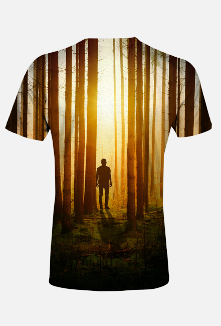 Koszulka FullPrint: Man in the Wood.