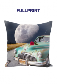 Mala poduszka jasiek full print Vintage American Car Ksiezyc