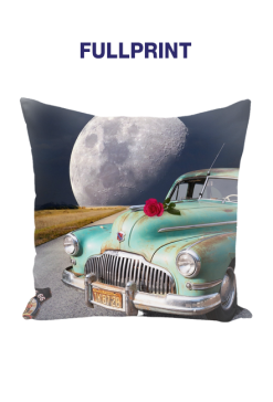 Mala poduszka jasiek full print Vintage American Car Ksiezyc