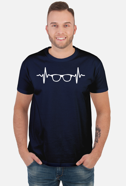 Heartbeat Geek - Biały
