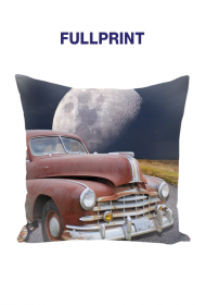 Mala poduszka jasiek full print Vintage American Car Moon
