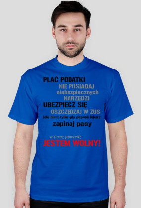 Jestem wolny - męska
