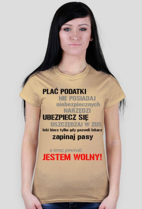 Jestem wolny - damska