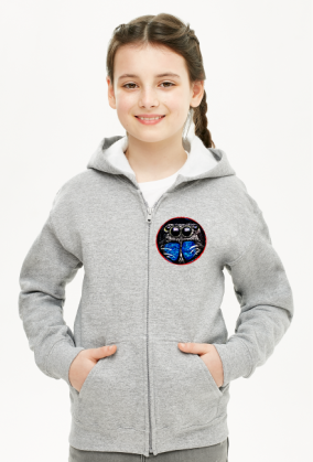 Bluza dziecięca z kapturem rozsuwana skakun