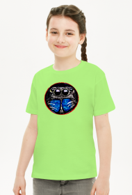 Koszulka dla dziewczynki ze skakunem