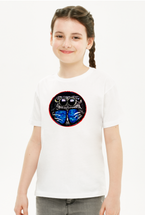 Koszulka dla dziewczynki ze skakunem