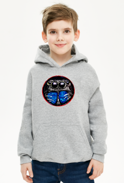 Bluza z kapturem dla chłopca skakun