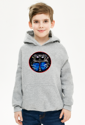 Bluza z kapturem dla chłopca skakun