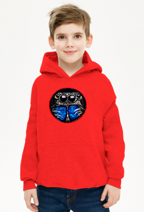 Bluza z kapturem dla chłopca skakun