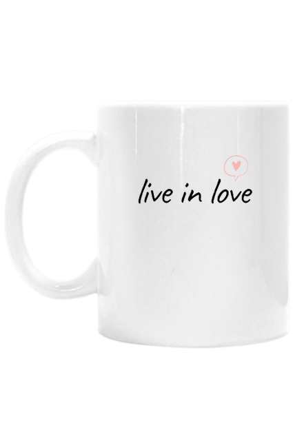 Kubek "Live in Love" dwustronny