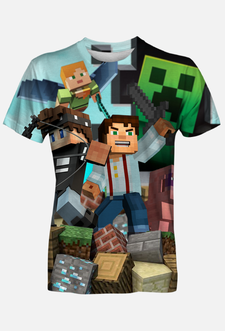 Koszulka Minecraft Męska