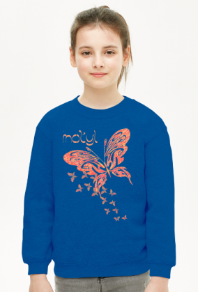 Bluza dziewczęca "Różowy motyl"