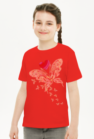 Koszulka dziecięca "Motyl z sercem"