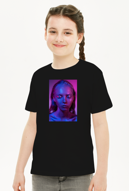 Neonowa modelka