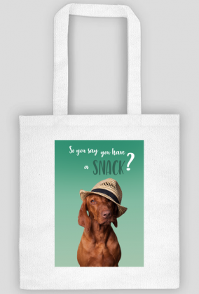 SNACK - Wyżeł Węgierski - torba z psem