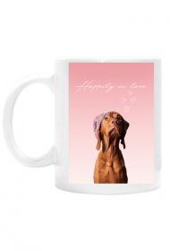 IN LOVE - Wyżeł Węgierski - kubek z psem