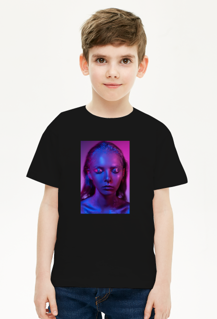 Neonowa modelka