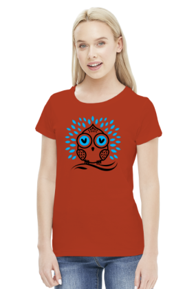 Sowa - T-shirt damski