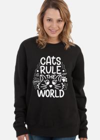 Bluza damska- CATS RULE THE WORLD