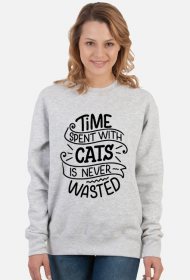 Bluza damska- TIME WITH CATS