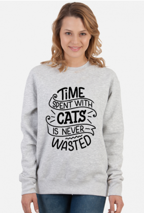 Bluza damska- TIME WITH CATS
