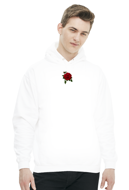 Bluza męska z kapturem "Roses"