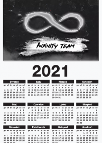 Kalendarz z składem Infinity Team