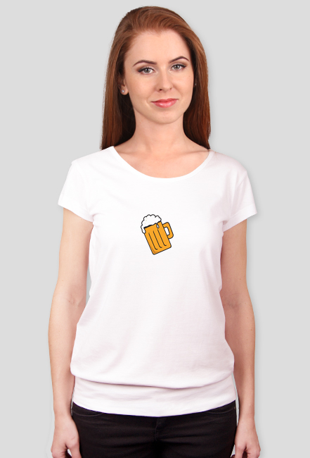 Koszulka damska "Kufel z piwem"