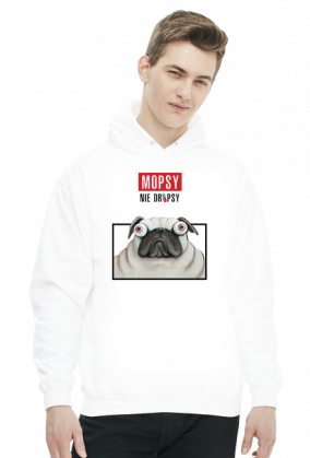 Mopsy nie dropsy Bluza PUGS NOT DRUGS