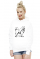 Bluza damska kapturem *Samoyed Love