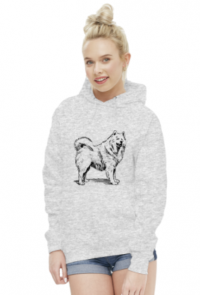 Bluza damska kapturem *Samoyed Love