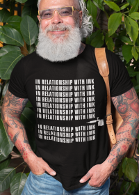 Koszulka "IN RELATIONSHIP WITH INK"