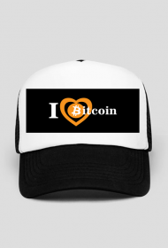 Czapka z daszkiem: I love bitcoin