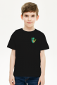 Limitowany T-Shirt KIDS "LIME-SHIELD" czarny
