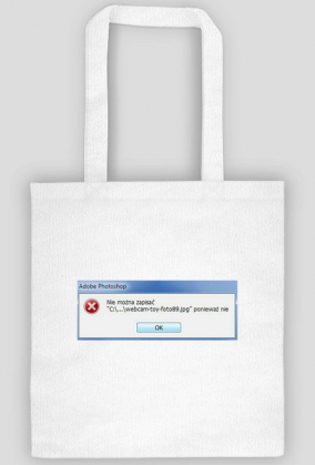 ERROR Adobe Photoshop - Ponieważ nie