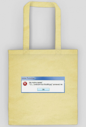 ERROR Adobe Photoshop - Ponieważ nie