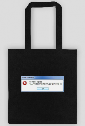 ERROR Adobe Photoshop - Ponieważ nie