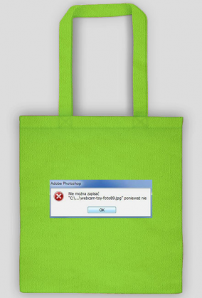 ERROR Adobe Photoshop - Ponieważ nie