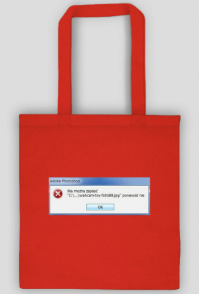 ERROR Adobe Photoshop - Ponieważ nie