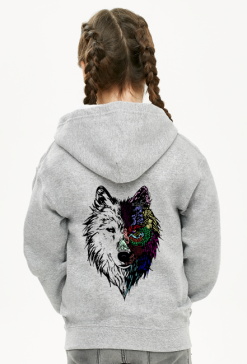 Bluza z kapturem Wilk