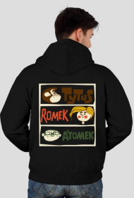Bluza czarna rozpinana Tytus, Romek i Atomek