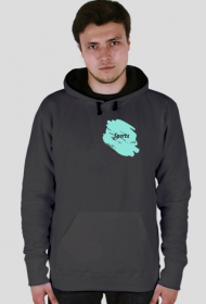 Bluza z czarnym kapturem Sports for men