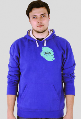 Bluza z czarnym kapturem Sports for men